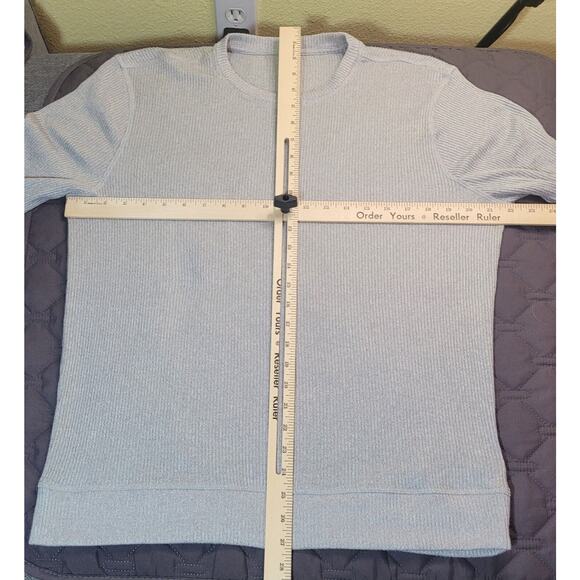 Gilly Hicks Hollister Gray Ribbed Knit Sweater Top Women’s Large EUC - Picture 5 of 5